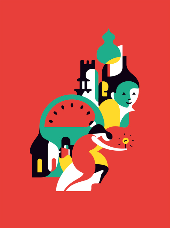 Illustrations promotional from EEA by Dani Montesinos